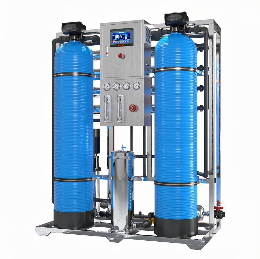 1000LPH Commercial Reverse Osmosis With UV Sterilizer Industrial Reverse Osmosis Water System KJ-RO1000